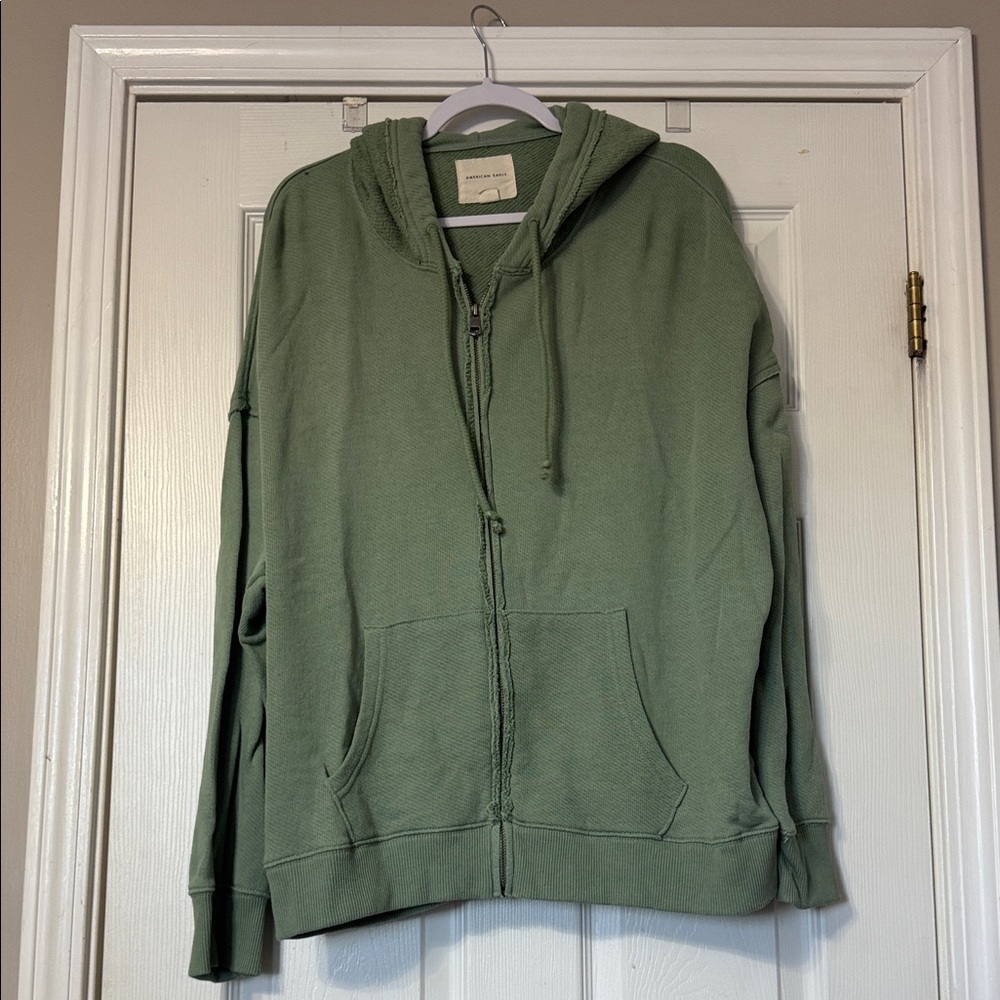 American Eagle Outfitters Sage Green Hoodie
